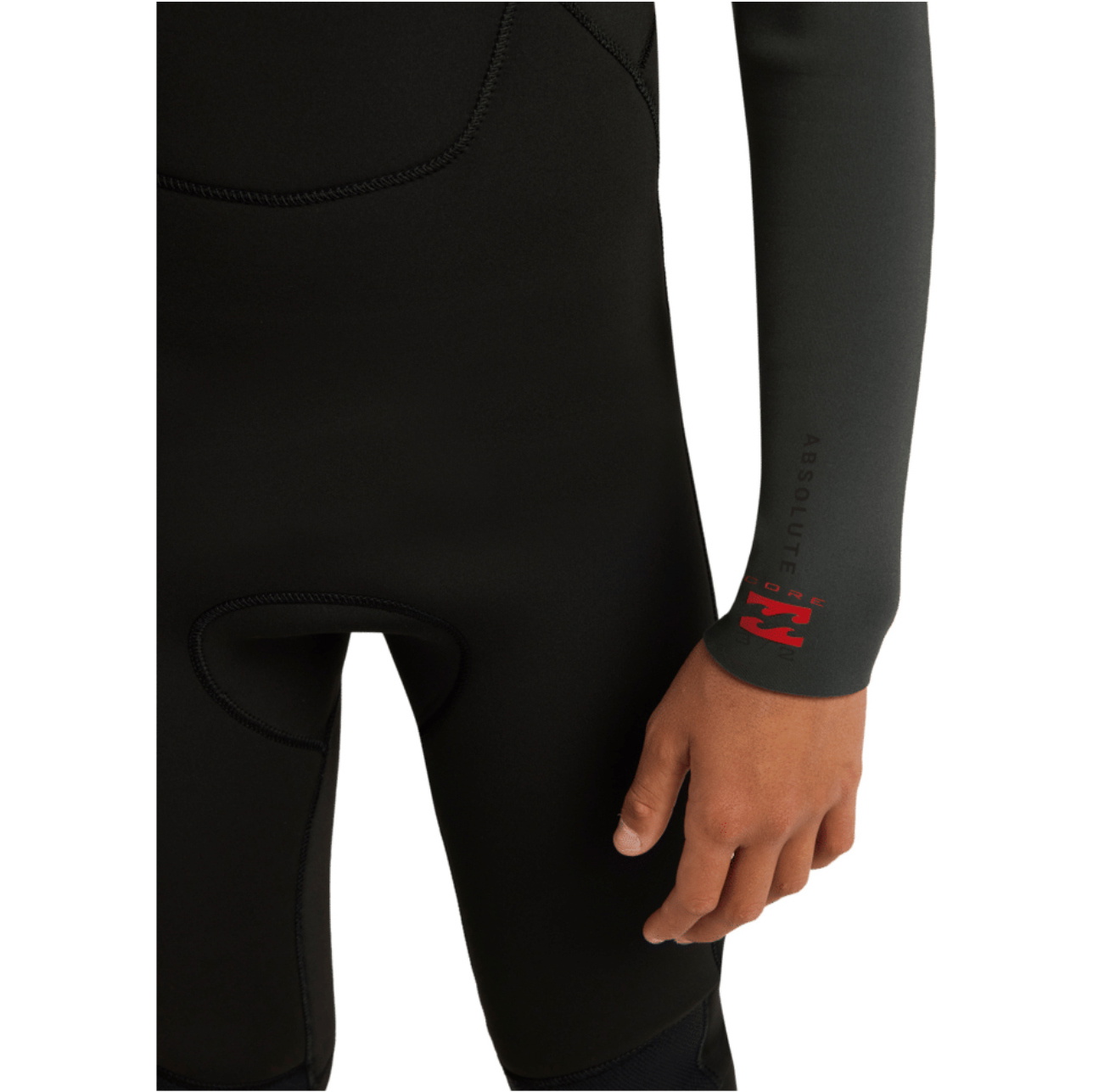 2026 Billabong Junior Absolute Ultra 4/3mm Chest Zip Wetsuit ABBW100166 - Tar Black